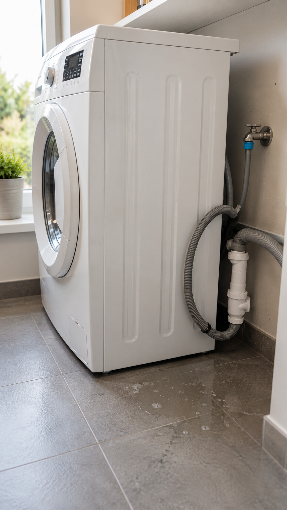 Évacuation de lave-linge obstruée à Mons