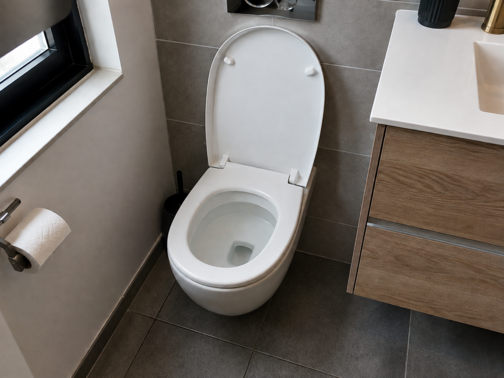WC parfaitement débouché après une intervention professionnelle
